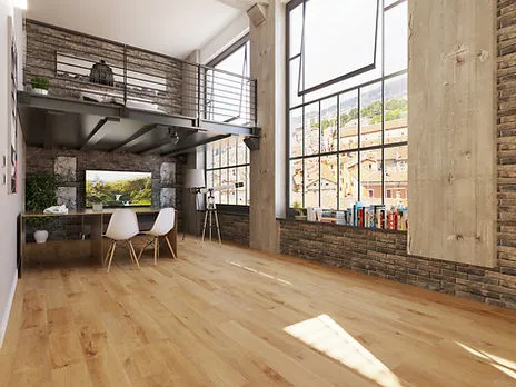 Thompson Oak luxury vinyl plank from the Essence collection