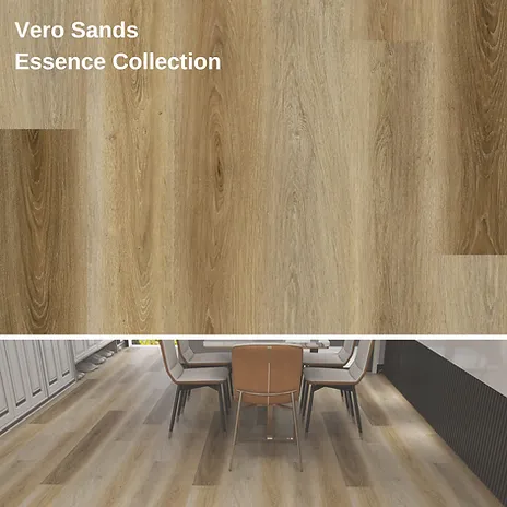 Vero Sands luxury vinyl plank from the Essence collection
