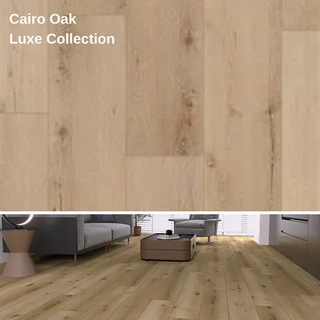 Cairo Oak luxury vinyl plank from the Luxe collection