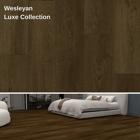 Wesleyan luxury vinyl plank from the Luxe collection